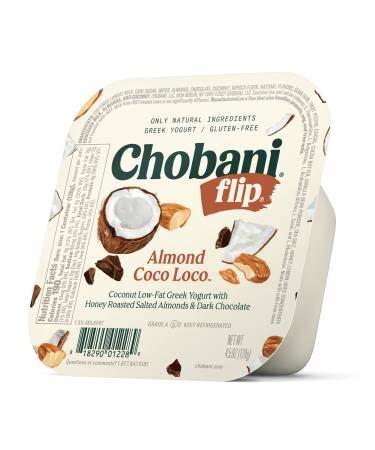 Chobani Flip Low-Fat Greek Yogurt Almond Coco Loco 4.5oz
