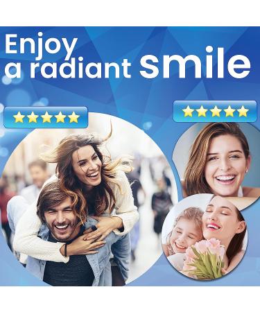 Enamel Safe Teeth Whitening Strips - 14 Sensitive + 4 Instant Strong Whitening Strips - Home Teeth Whitener (7+2 Pouches) - Mint - Buy Online on GoSupps.com