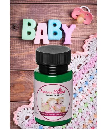 Cassava Twins 1 Month Supply - Organic Cassava Root Fertility Supplement for Twins - Natural Pregnancy Vitamin - Buy Online on GoSupps.com