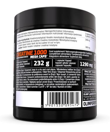 Olimp Creatine 1000 Mega Caps - 180 Capsules - Buy Online on GoSupps.com