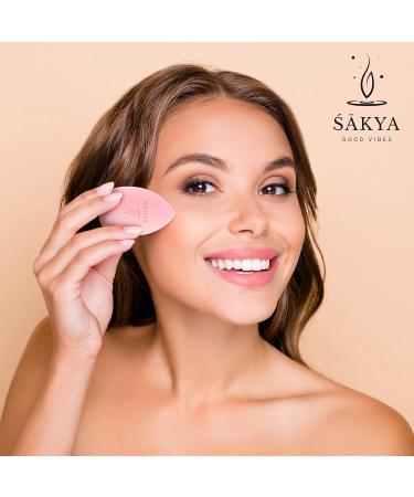 Sakya Beauty Blending Makeup Sponge - Natural Foundation & Cleansing Sponge Medium to Full Coverage Pack of 4 - International Shipping Available - Buy Online on GoSupps.com