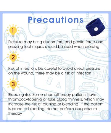 Acupressure Bracelet for Nausea Relief - 4 Pairs of Sea Bands for Adults & Kids | Seasickness Travel Flying - Black Blue Gray - Buy Online on GoSupps.com