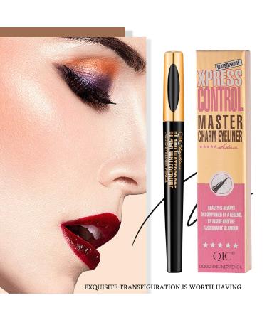 Buy Eyelin Black Liquid Eyeliner - Waterproof Quick-Drying Precision Miniature 24-Hour Liner - Buy Online on GoSupps.com