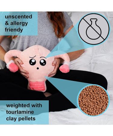 Cuterus: Stuffed Uterus Heating Pad for Menstrual Cramp Relief and Hysterectomy Recovery - Buy Online on GoSupps.com