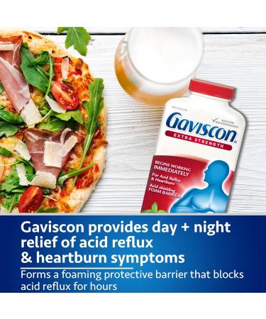 Gaviscon Extra Strength Butterscotch Antacid Tablets 60 Count - Buy Online on GoSupps.com