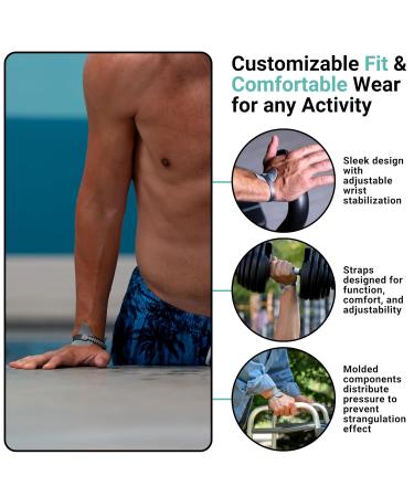 Wristable Wrist Brace - Adjustable Right-Hand Support for Pain Relief in Weight-Bearing Activities - Comfortable & Restricted Fit - Ultimate Protection (Large - Buy Online on GoSupps.com