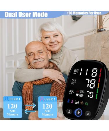 Buy TOPBOMED Upper Arm Electronic Blood Pressure Monitor - Accurate Automatic Large Cuff LED Backlit - Best Home Use Device for Health Monitoring - Buy Online on GoSupps.com