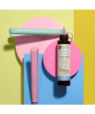 Repair My Hair Treatment with Vitamin E & B5 | Banana Extract | Flaxseed & Amino Acids - 5oz | Vegan, Paraben & Cruelty Free - Buy Online on GoSupps.com