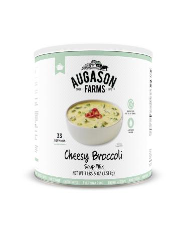 Augason Farms Cheesy Broccoli Soup Mix Can, 54 oz Broccoli 54 oz