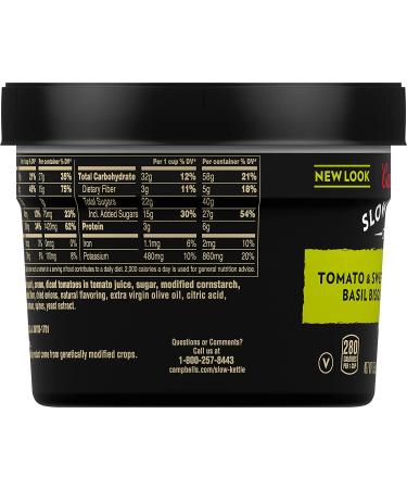 Campbell's Slow Kettle Tomato & Sweet Basil Bisque 15.5 oz - Buy Online - Buy Online on GoSupps.com