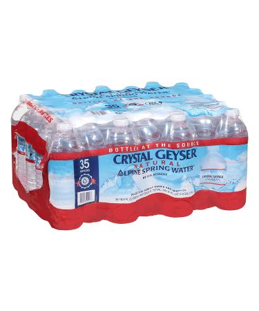 Alpine Spring Water 16.9oz Bottles 35-Pack - Bottled at the Source (075140350018) - Buy Online on GoSupps.com