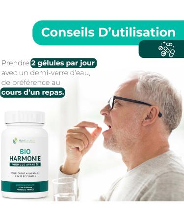 Nutrisolution I BioHarmonie I 60 High Absorption Capsules I Dietary Supplement I Regulate Glucocorticoids I 16 Completely Natural Ingredients I Prevent Fat Storage I Made in France - Buy Online on GoSupps.com