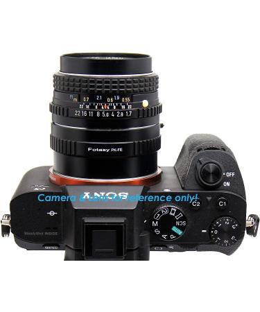 Fotasy PK Lens to E Mount Adapter - Compatible with Sony Alpha Series Cameras - Buy Online on GoSupps.com
