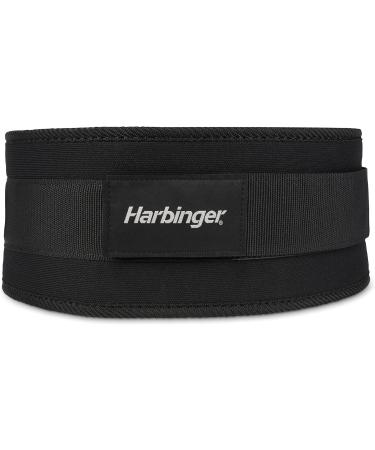 Harbinger Nylon Weightlifting Belt - Flexible Ultralight Foam Core 4.5 Wide Black | Best for International Shipping - Buy Online on GoSupps.com