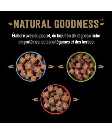 CESAR Natural Goodness - 24 Cans of 400g (Pack of 8 Packs of 3 Cans) - In Terrine for Adult Dogs (3 varieties - Beef / P - Buy Online on GoSupps.com