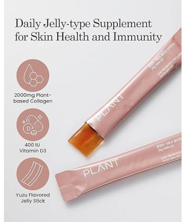 RAWGAPLANT Vegan Collagen with Vitamin D3 - Hibiscus - 15 Sticks - Buy Online on GoSupps.com
