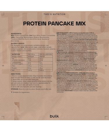 Blueberry High Protein Pancake Mix - 500g | Bulk Size - Buy Online on GoSupps.com
