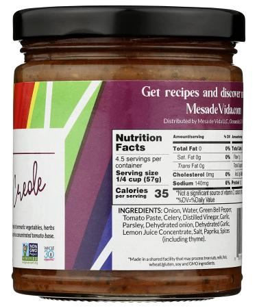 Creole Cooking & Seasoning Sauce | Whole30 Approved Vegan Recipe Starter | 9 oz Jar - Buy Online on GoSupps.com