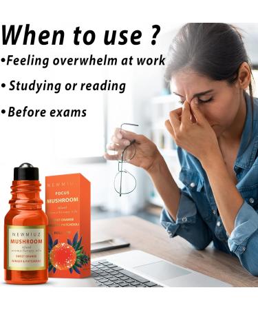 Head Ease Roll On Essential Oil Hemp Peppermint Eucalyptus Clove and Arnica & Roll-On Essential Oil Blends Calming Magnesium Lavender Orange Cedarwood & Focus Memory Concentration Orange Ginger Patch - Buy Online on GoSupps.com