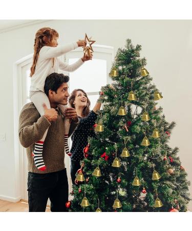 100 Pieces Vintage Bronze Craft Bells for Wind Chimes & Decor - Small Hanging Ornaments for Dog Potty Training & Wedding Decor - Buy Online on GoSupps.com