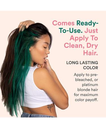 INH Emerald Green Semi Permanent Hair Color Depositing Conditioner - 6oz - Buy Online on GoSupps.com