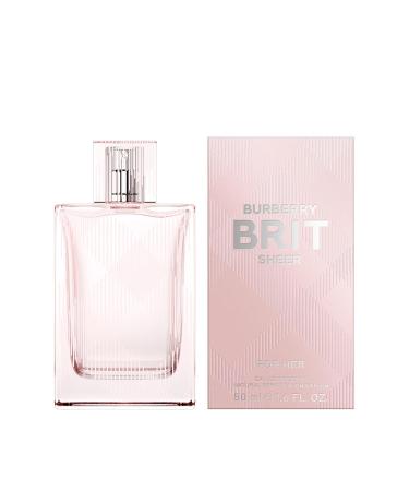 Burberry Brit Sheer Eau de Toilette Women's Floral Perfume With Notes of Black Grape Pink Peony & White Musk Long Lasting Fragrance 1.6 Fl Oz (Pack of 1) - Buy Online on GoSupps.com