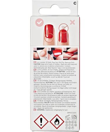 KISS imPRESS Press-On Manicure Limited Edition Valentine Nails Love Like This 30 Count LoveLike This - Buy Online on GoSupps.com