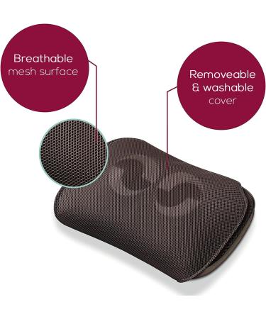 Beurer MG 147 & FM 60 Massage Cushions Bundle - Back-Neck Massager with Heat Function 4+18 Heads & Hand Switch - International Shipping - Buy Online on GoSupps.com
