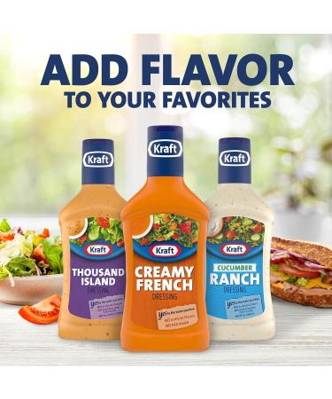 Kraft Creamy French Salad Dressing 16 oz by Kraft - Buy Online on GoSupps.com
