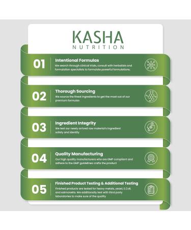 Kasha Nutrition High Potency & Purity L-Theanine 250mg (150 Capsules 5 Month Supply) - L Theanine Promotes Relaxation for Men and Women | Stress Support Mental Calmness Relax | 5 Month Supply | Vegan Non-GMO and Made in Canada - Buy Online on GoSupps.com