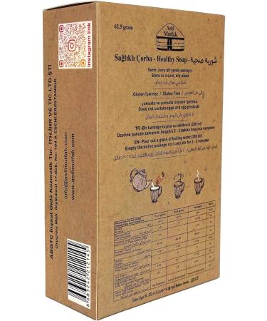 Asil Mutfak Bone Broth Halal Soup - 100% Natural Keto Low Carb and Gluten Free Healthy Soup - Free of Artificial Color and Preservatives (Pack of 5 Parsley Spicy) Parsley Spicy 12.5 g (Pack of 5) - Buy Online on GoSupps.com