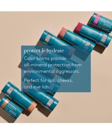 Colorescience Sunforgettable Total Protection Color Balm SPF 50 Mineral Broad Spectrum Buildable Lip & Cheek Color Savanna - Buy Online on GoSupps.com