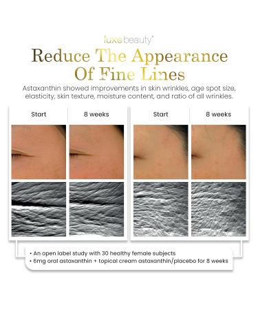 Luxe Beauty Organic Astaxanthin Serum - Powerful Antioxidant & Anti-Aging Face Serum with Rosehip Clove & Raspberry Seed Oils - Shop Internationally - Buy Online on GoSupps.com