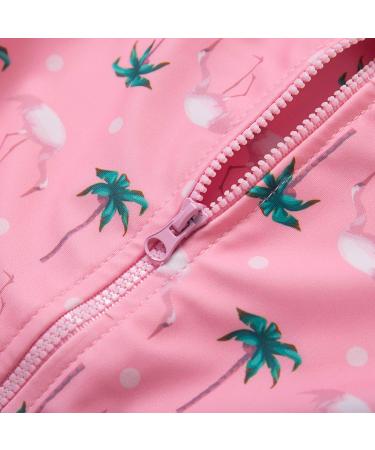 Bonverano Baby Girls Long Sleeve Swimsuit UPF 50+ Sun Protection Pink Coco 18-24 Months - Buy Online on GoSupps.com