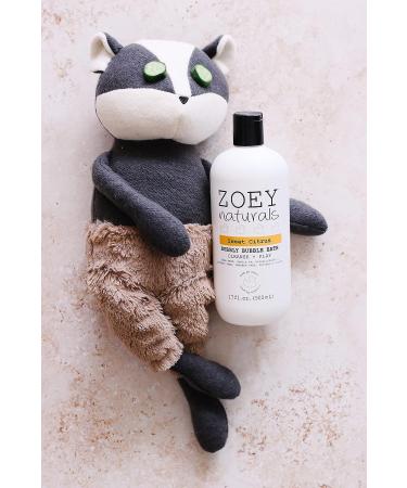 Zoey Naturals Sweet Citrus Bubbly Bubble Bath for Kids - Tear-Free, Moisturizing with Aloe and Avocado Oil | Made in USA - Buy Online on GoSupps.com