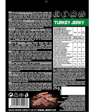  Indiana Jerky Indiana Jerky Turkey (25g x 12 pcs) - Buy Online on GoSupps.com