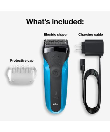 Braun Series 3 310s Electric Foil Shaver for Men | Rechargeable Wet & Dry Shaver - Buy Online on GoSupps.com