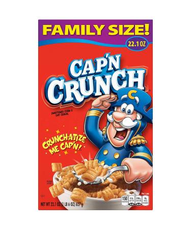 Cereal - Cap'n Crunch Original Single - 22.1 Oz. - Buy Online on GoSupps.com