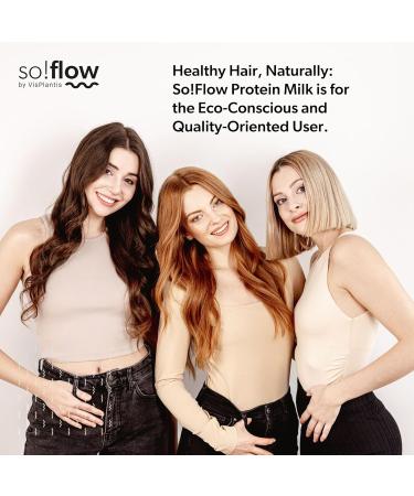 So!Flow Protein Milk for Hair Lamination - Reishi Mushroom Infusion for Ultimate Hair Restoration and Shine with Natural Adaptogens - Buy Online on GoSupps.com