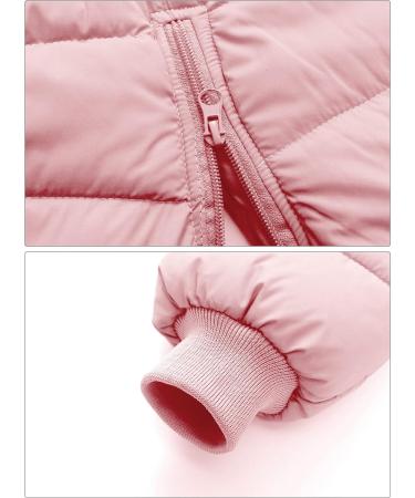 Happy Cherry Baby Winter Pants - Infant Boys Girls Snow Bib Trousers | Toddler Windproof Snowsuit Bottoms with Elastic Waist and Zipper | Pink Outerwear Clothes - Buy Online on GoSupps.com