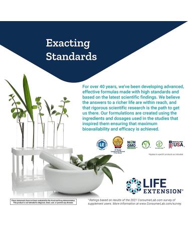 Life Extension L-Tryptophan 500mg - Promotes Healthy Sleep & Satiety - 90 Vegetarian Capsules - Buy Online on GoSupps.com