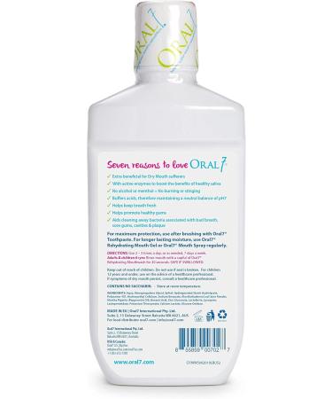 Oral Seven Mouthwater 500ml - Refreshing Mouthwash for Fresh Breath | International Shipping Available - Buy Online on GoSupps.com