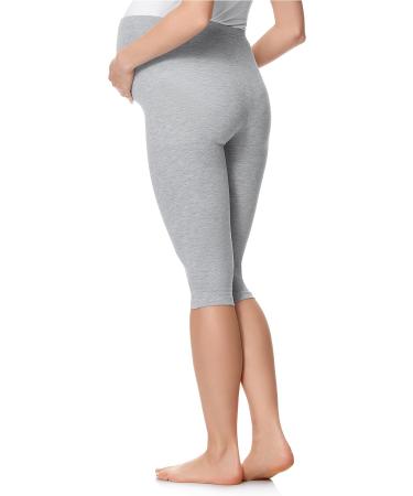 Be Mammy Women's Maternity 3/4 Leggings - Size L Melange | BE20-229 - Buy Online on GoSupps.com