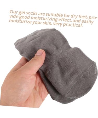 MERRYHAPY 1 Pair Gel Socks Hair Beads Clip Spa Moisturizing Sock Spa Socks Gel Care Socks Cracked Heel Socks Womens Socks & Hosiery Feet Moisturizer Socks Skin Care Socks Vegetable Gel - Buy Online on GoSupps.com