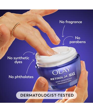 Olay Regenerist Retinol 24 Max Night Cream & Travel Whip Moisturizer Bundle - 1.7 Oz - Buy Online on GoSupps.com