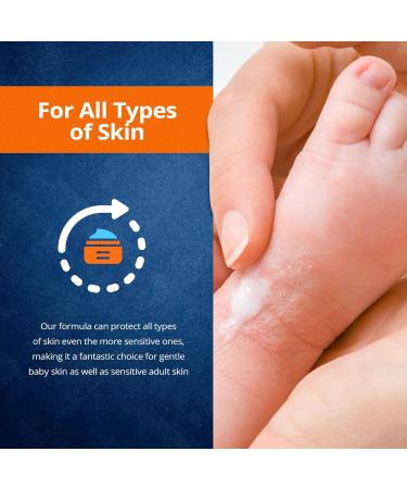 Medpride Vitamin A & D Diaper Rash Ointment 4oz Tube | Baby Skin Protectant Cream with Lanolin & Petrolatum | For Adults with Dry Cracked Skin on Hands, Feet, and Face - Buy Online on GoSupps.com