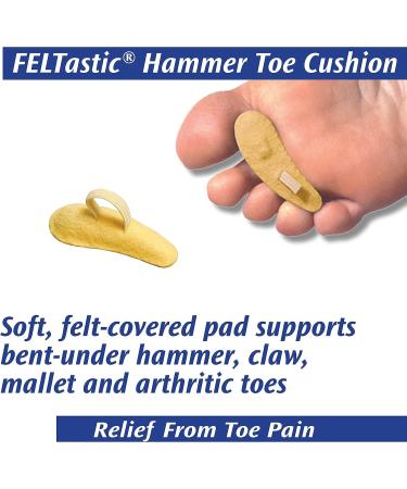 PediFix Hammer Toe Cushion - Large Right, 2 Count Yellow - Pack of 1 - Buy Online on GoSupps.com