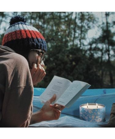 La Jol e Muse Citronella Fragrance Candle - 400g Natural Wax 2 Wicks 40-50 Hours Burn Time - Ideal for Indoor/Outdoor Use & Perfect Gift for Garden Camping - Buy Online on GoSupps.com