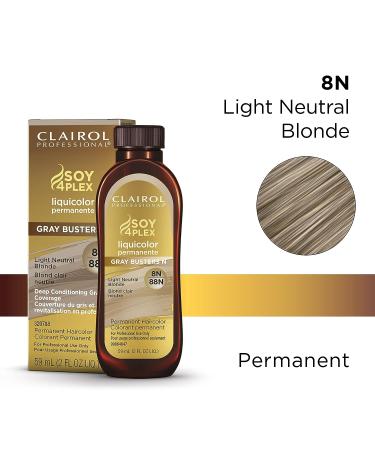 Clairol Professional Permanent 8N Light Neutral Blonde Hair Color - Salon-Quality Formula - Buy Online on GoSupps.com