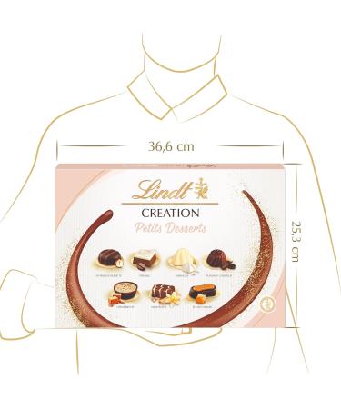 Lindt - CREATION Box of Small Desserts - Assortment of Milk Dark and White Chocolates - Pastry inspiration - Ideal for - Buy Online on GoSupps.com